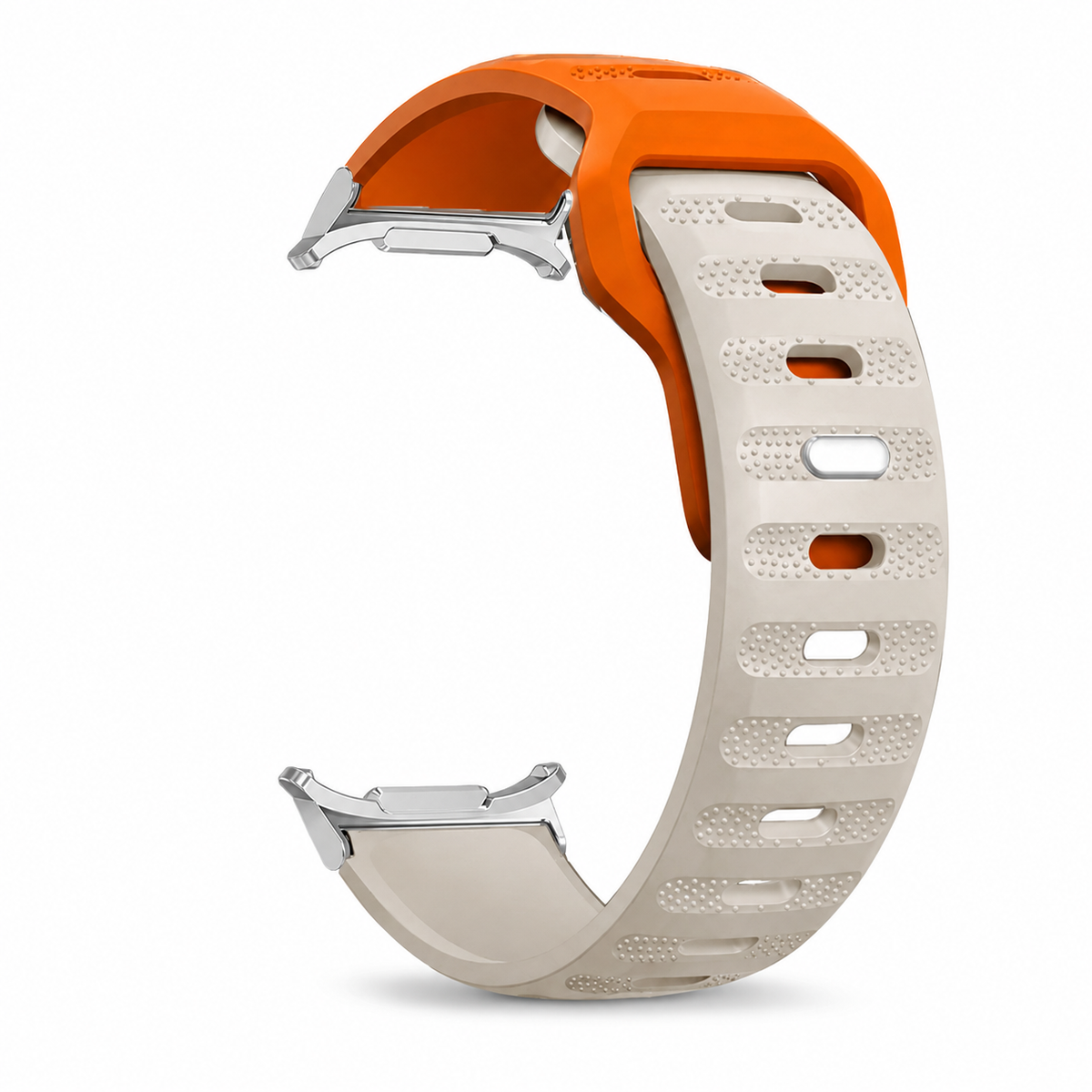 Sporthorlogeband Siliconen Geventileerd voor Smartwatch 40mm 44mm 46mm 47mm Fitnessband Training Sport