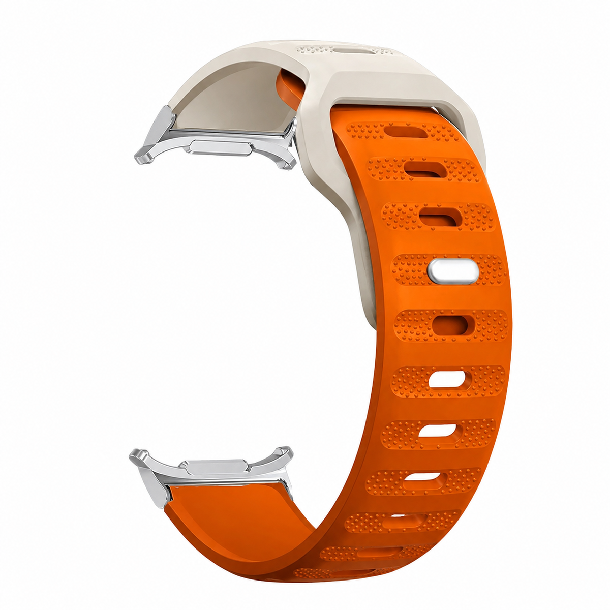 Sporthorlogeband Siliconen Geventileerd voor Smartwatch 40mm 44mm 46mm 47mm Fitnessband Training Sport