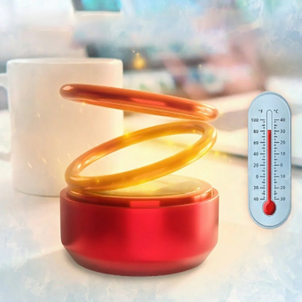Compacte Ruimteverwarmer met Dubbele Ophangring voor Auto en Interieur USB Oplaadbaar Draagbaar Warmteapparaat