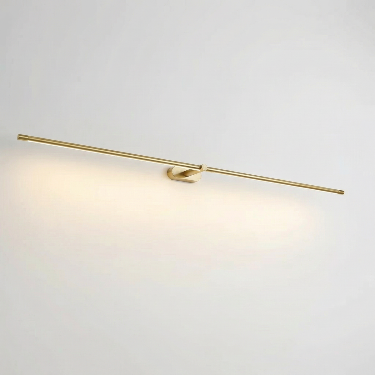 LED Spiegellamp Badkamer Aluminium 70-130cm Zwart Goud Wandverlichting Boven Wastafel Make-up Spiegel