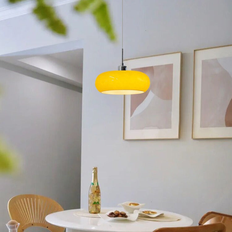 Geometrische Hanglamp E27 Glas Metaal 28cm Eetkamer Woonkamer Verstelbaar Functioneel Modern Interieur Design