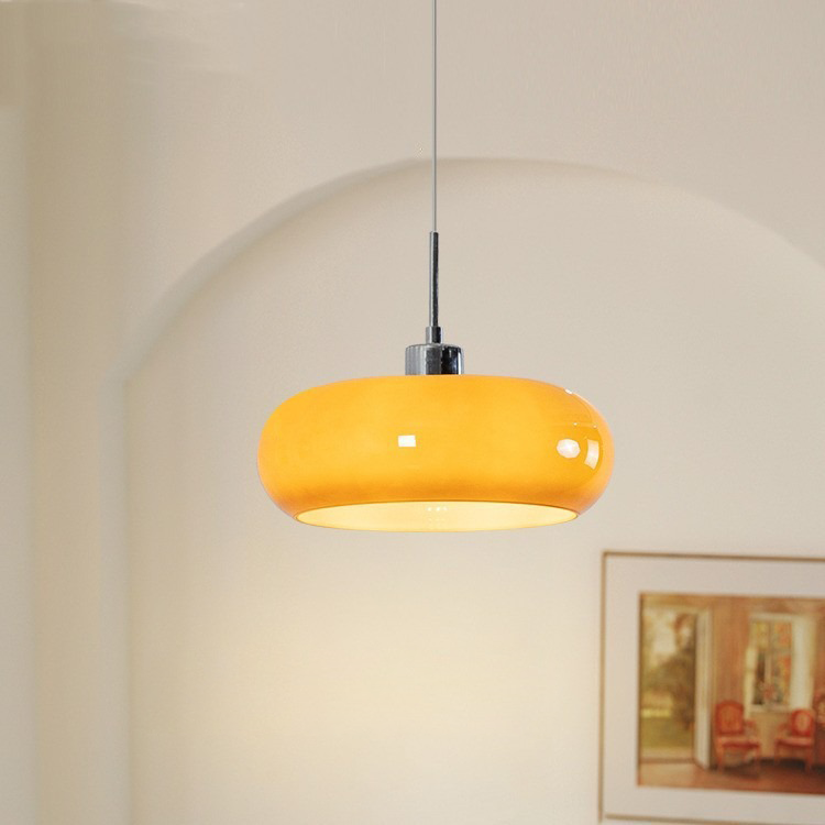 Geometrische Hanglamp E27 Glas Metaal 28cm Eetkamer Woonkamer Verstelbaar Functioneel Modern Interieur Design