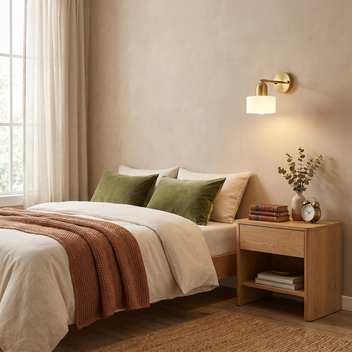 Glazen Wandlamp E27 Bauhaus Design Gekleurd Glas Metaal Hal Slaapkamer Woonkamer Warm Wit LED Wandverlichting