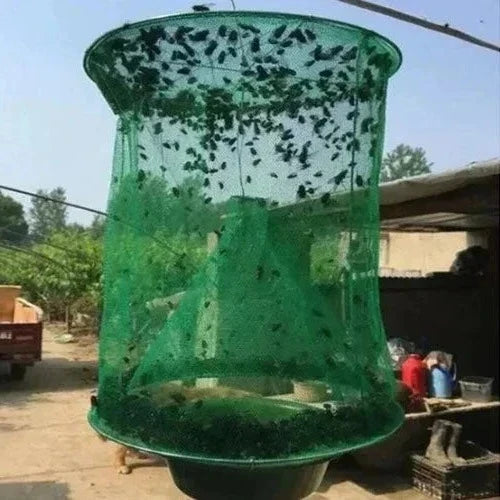Herbruikbare Vliegenval met Lokaas Container voor Effectieve Vliegenbestrijding Tuin Stal Terras Gazon