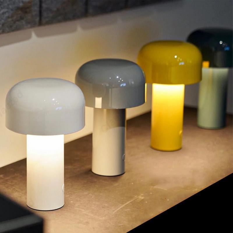 Oplaadbare LED Tafellamp Paddenstoel Design Draadloos Dimbaar Sfeerlicht Woonkamer Slaapkamer Eetkamer