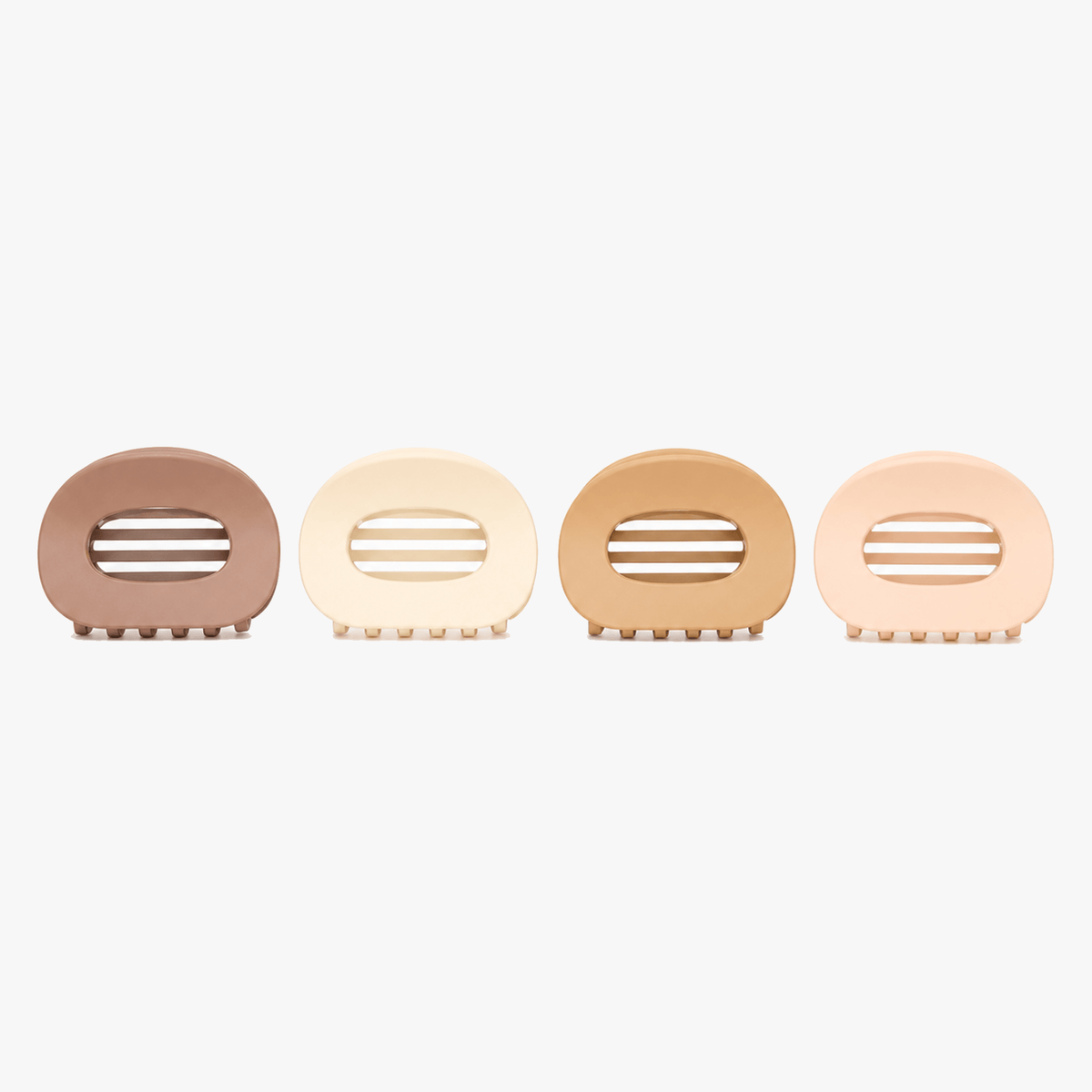 Platte Haarclips Set van 4 - Comfortabel Ontwerp Zonder Drukpunten