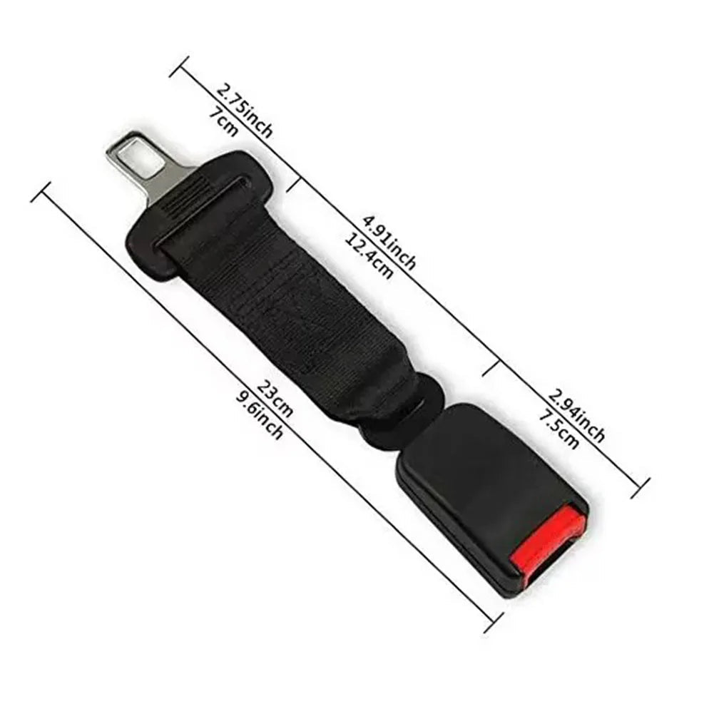 Gordelverlenging Auto 36cm Metaal ABS Universeel Veiligheidsgordel Verlenger Extra Comfort Veiligheid