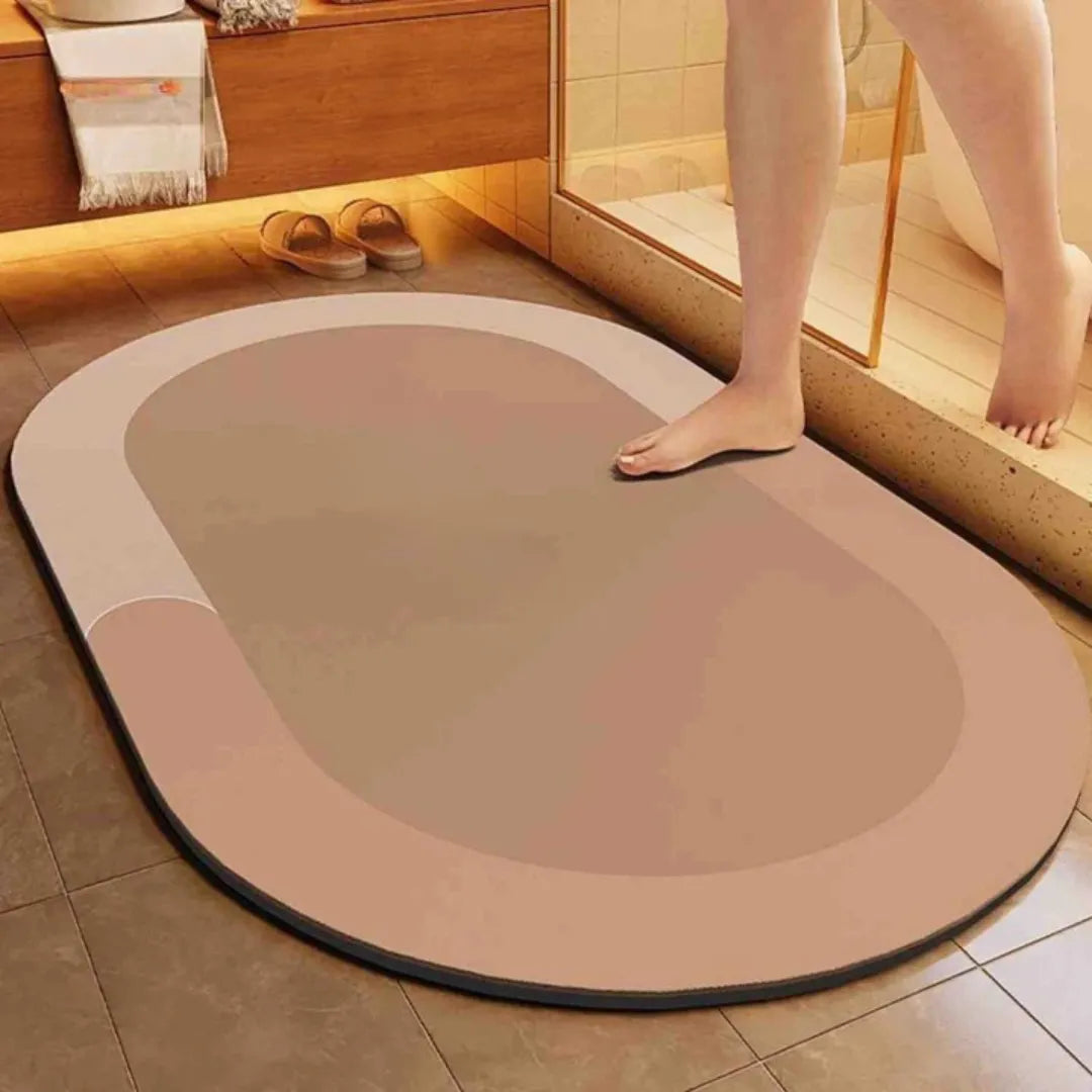 Sneldrogende Badmat Antislip Diatomeeënaarde 40-120cm Badkamer Douche Toilet Comfortabel Veilig Absorberend