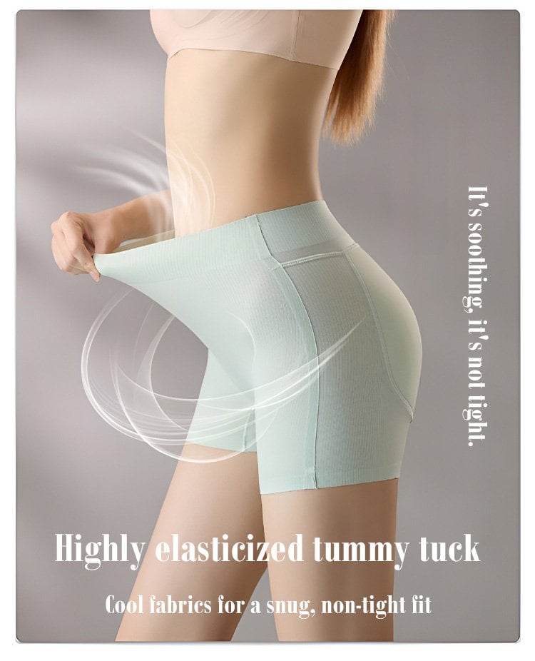 Shapewear Shorts met Padded Billen en Hoge Taille - Ademend en Onzichtbaar