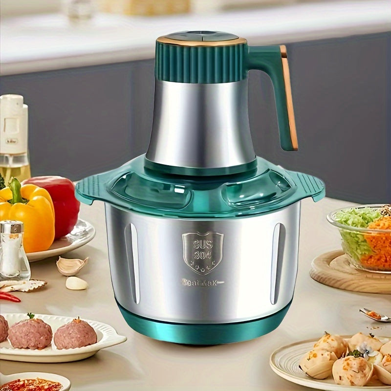 Vleesmolen RVS 5L 5000 RPM Blauw Keuken Groentesnijder Foodprocessor Hakmolen