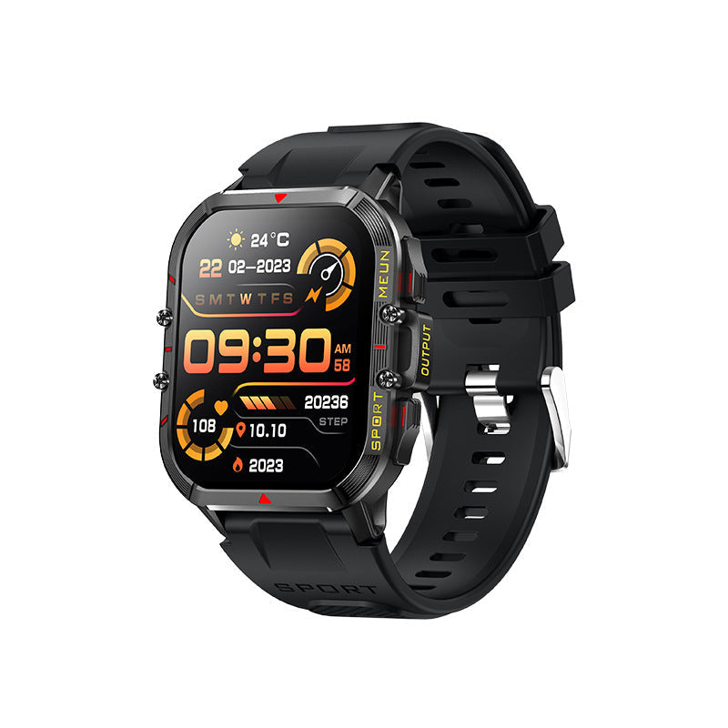 Gezondheidssmartwatch met Hartslagmeter Bloeddrukmeting Zuurstofwaarden Slaapmonitoring Waterdicht Sport