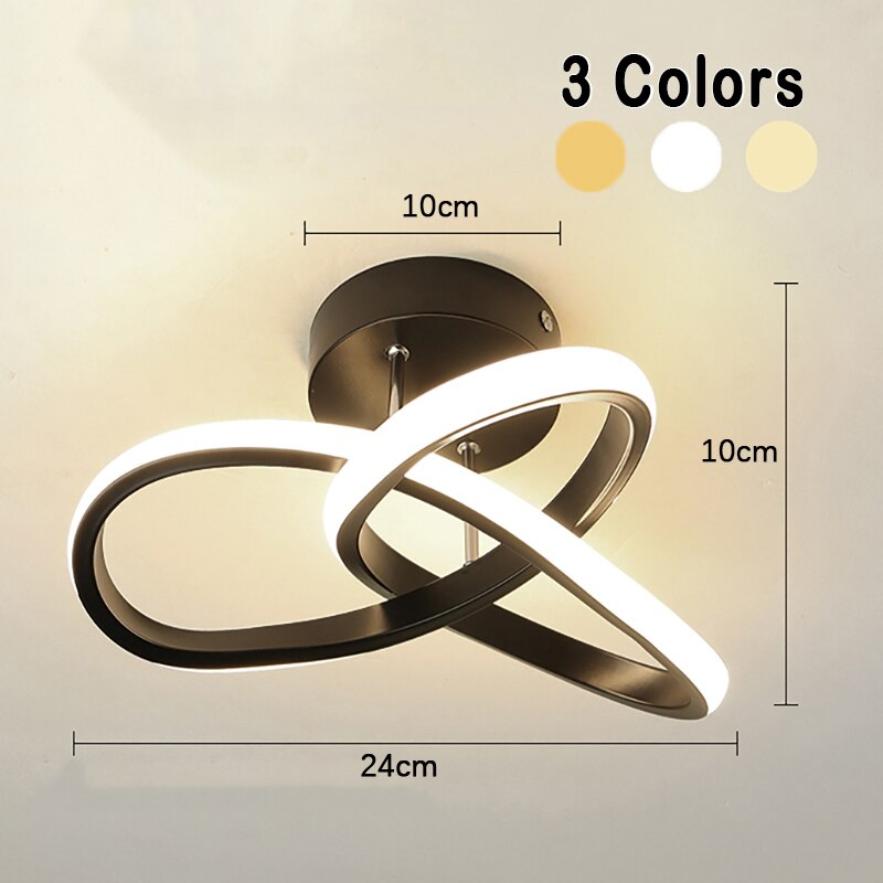 LED Plafondlamp met Verstelbare Armen - Dimbare Moderne Plafondverlichting