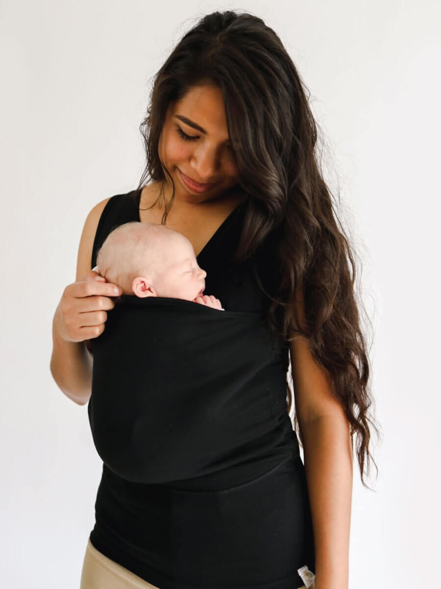 Draagshirt voor Baby met Geïntegreerde Draagzak - Handsfree Babydragen met Huidcontact - Comfortabel Katoenen Voedingsshirt voor Ouders