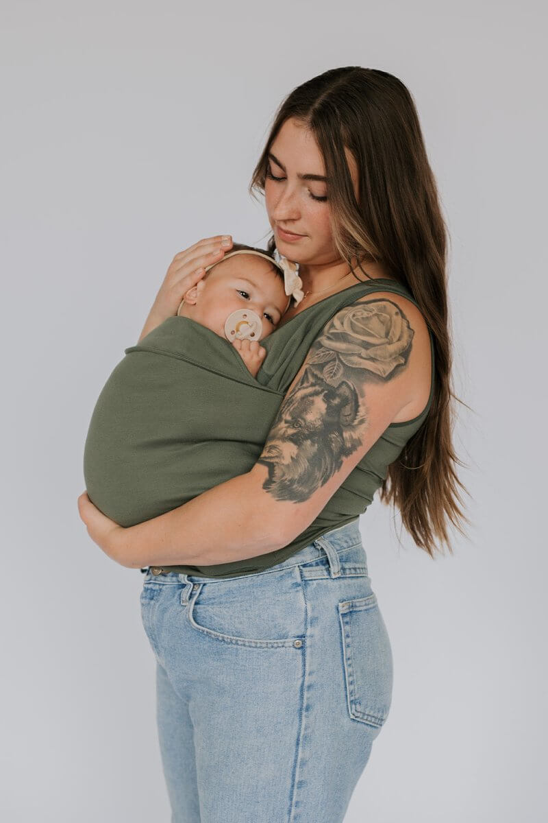 Draagshirt voor Baby met Geïntegreerde Draagzak - Handsfree Babydragen met Huidcontact - Comfortabel Katoenen Voedingsshirt voor Ouders