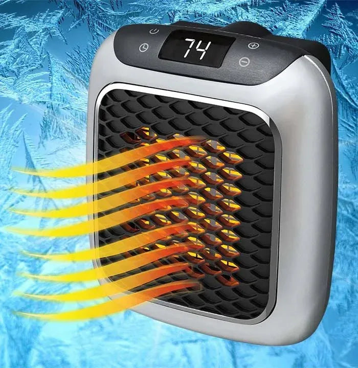 Compacte Keramische Kachel 800W Wandmontage Timer Afstandsbediening USB Energiezuinig Verwarmingsoplossing