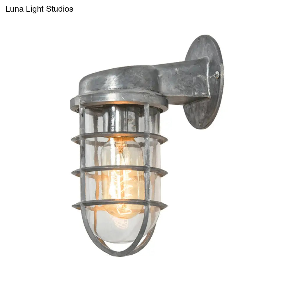 Wandlamp Metaal Kooi Helder Glas E26/E27 Industrieel Vintage Keukenverlichting Woonkamer Eetkamer Sfeer