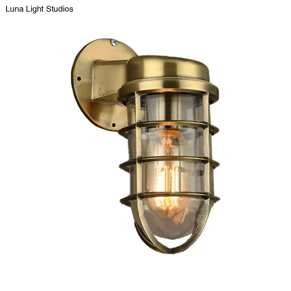 Wandlamp Metaal Kooi Helder Glas E26/E27 Industrieel Vintage Keukenverlichting Woonkamer Eetkamer Sfeer