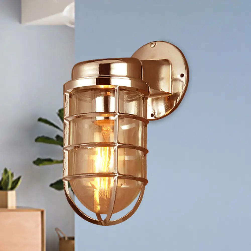 Wandlamp Metaal Kooi Helder Glas E26/E27 Industrieel Vintage Keukenverlichting Woonkamer Eetkamer Sfeer