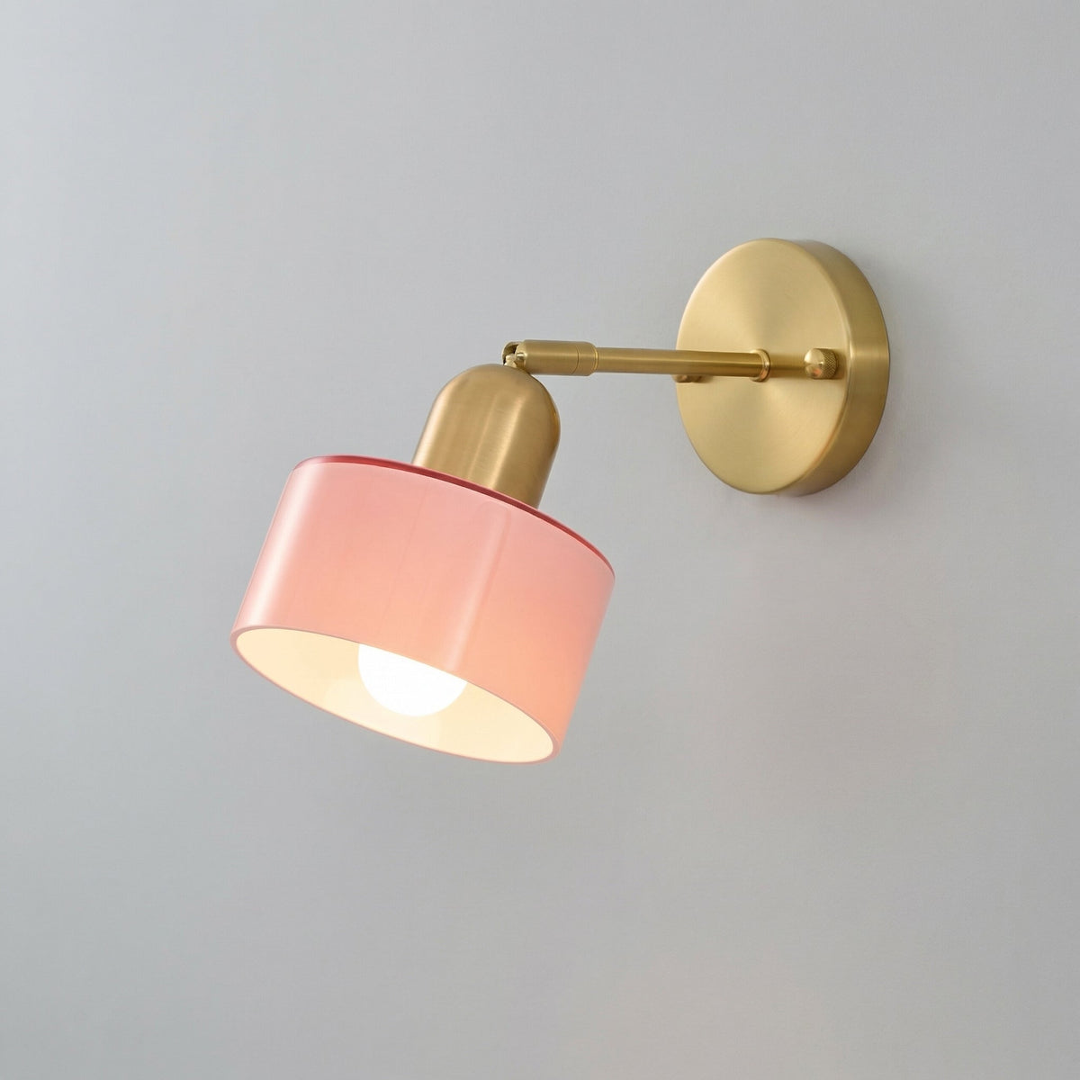 Glazen Wandlamp E27 Bauhaus Design Gekleurd Glas Metaal Hal Slaapkamer Woonkamer Warm Wit LED Wandverlichting
