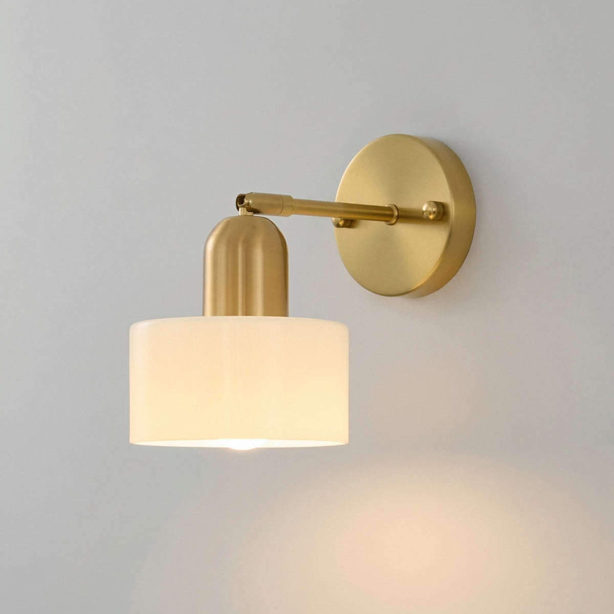 Glazen Wandlamp E27 Bauhaus Design Gekleurd Glas Metaal Hal Slaapkamer Woonkamer Warm Wit LED Wandverlichting