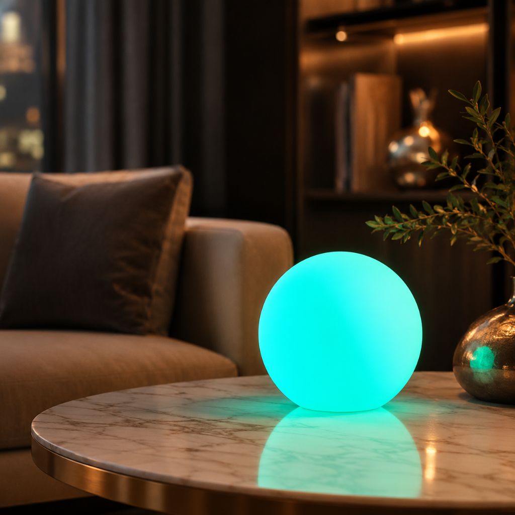 Draadloze LED Maanlamp Tafellamp 16 Kleuren Afstandsbediening IP65 Waterbestendig Sfeerverlichting Binnen Buiten