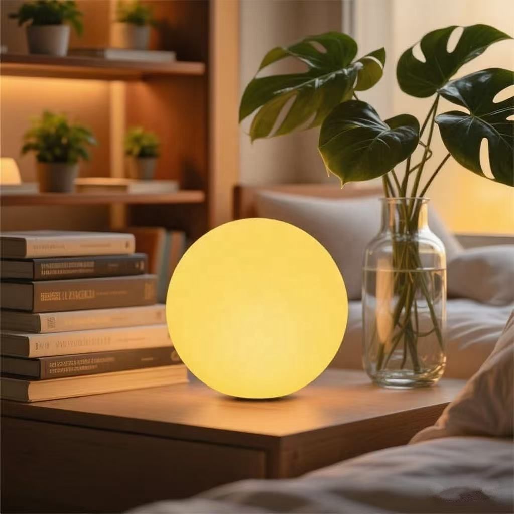 Draadloze LED Maanlamp Tafellamp 16 Kleuren Afstandsbediening IP65 Waterbestendig Sfeerverlichting Binnen Buiten