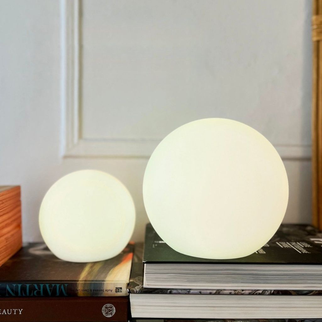Draadloze LED Maanlamp Tafellamp 16 Kleuren Afstandsbediening IP65 Waterbestendig Sfeerverlichting Binnen Buiten