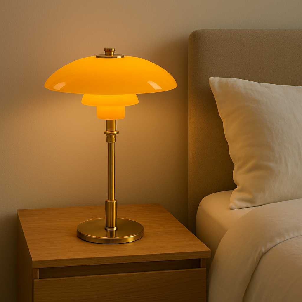 Minimalistische Tafellamp met Glazen Bol Dimbare LED Verlichting Sfeervolle Moderne Verlichting Slaapkamer Woonkamer