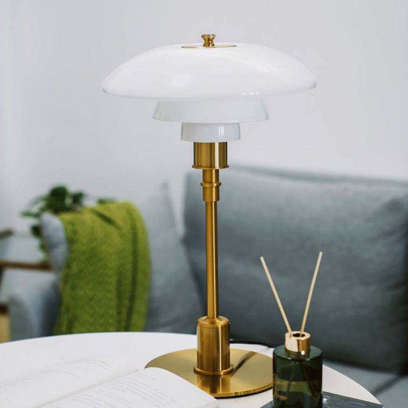 Minimalistische Tafellamp met Glazen Bol Dimbare LED Verlichting Sfeervolle Moderne Verlichting Slaapkamer Woonkamer