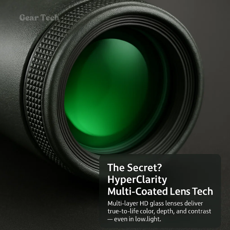Compacte 600x Ultra-Zoom Monoculair - HD Lens, Lichtgewicht, Ideaal voor Wandelen, Vogels Kijken en Sportevenementen