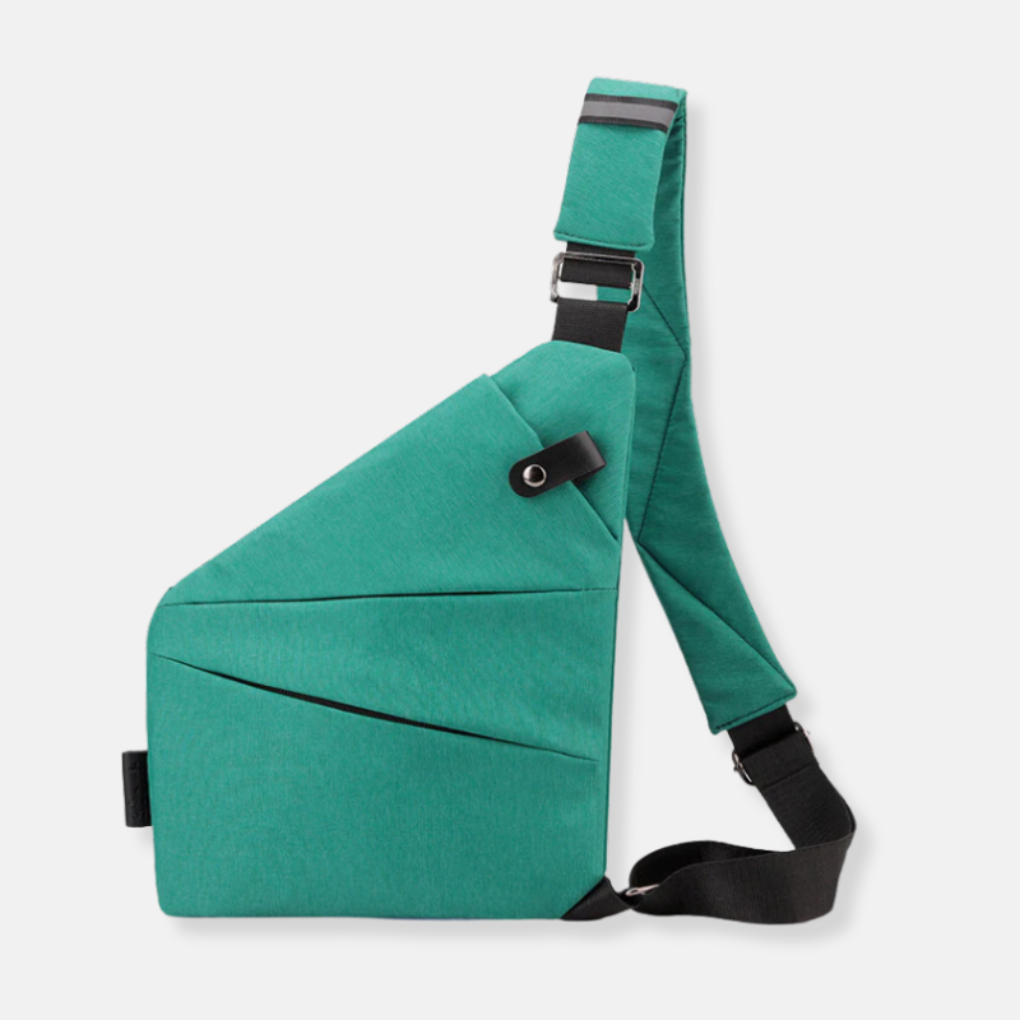 Crossbody Organizer Tas met Verborgen Ritsen - Veilige Reistas met RFID-Bescherming - Diefstalwerend en Waterafstotend