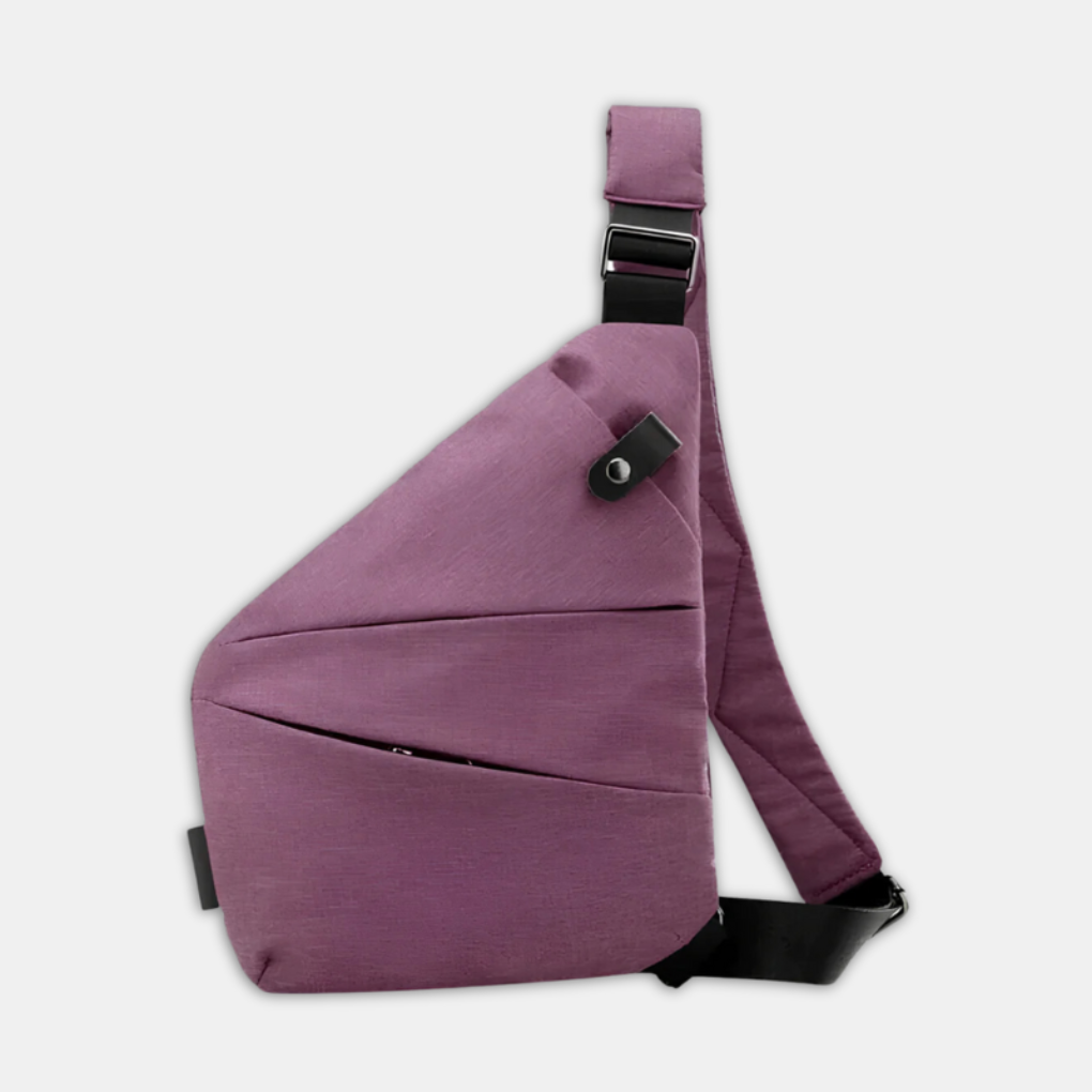 Crossbody Organizer Tas met Verborgen Ritsen - Veilige Reistas met RFID-Bescherming - Diefstalwerend en Waterafstotend