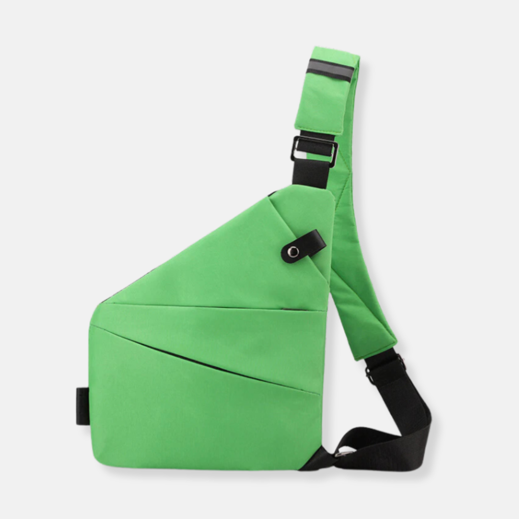 Crossbody Organizer Tas met Verborgen Ritsen - Veilige Reistas met RFID-Bescherming - Diefstalwerend en Waterafstotend