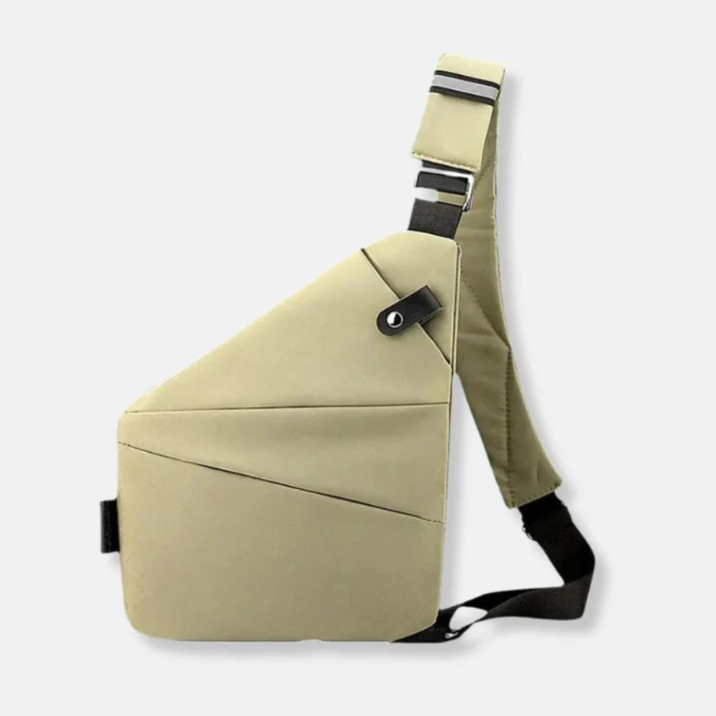 Crossbody Organizer Tas met Verborgen Ritsen - Veilige Reistas met RFID-Bescherming - Diefstalwerend en Waterafstotend
