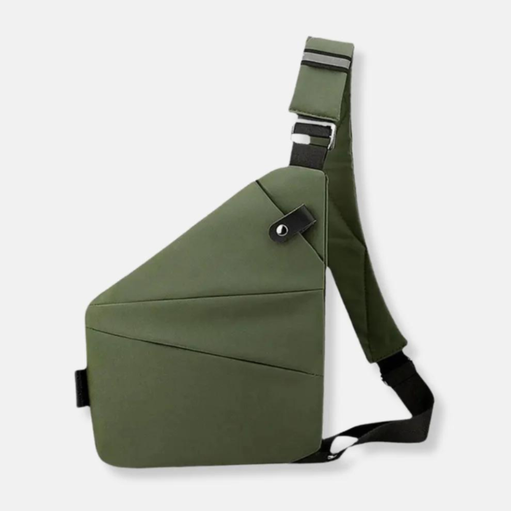 Crossbody Organizer Tas met Verborgen Ritsen - Veilige Reistas met RFID-Bescherming - Diefstalwerend en Waterafstotend