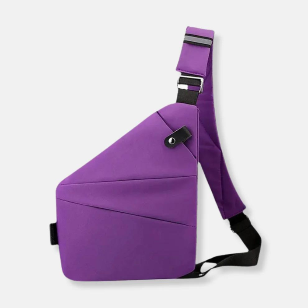 Crossbody Organizer Tas met Verborgen Ritsen - Veilige Reistas met RFID-Bescherming - Diefstalwerend en Waterafstotend
