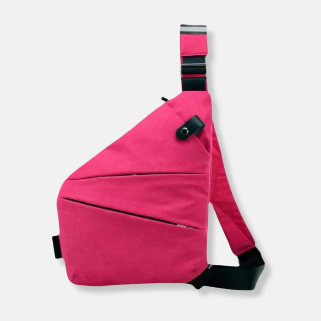 Crossbody Organizer Tas met Verborgen Ritsen - Veilige Reistas met RFID-Bescherming - Diefstalwerend en Waterafstotend