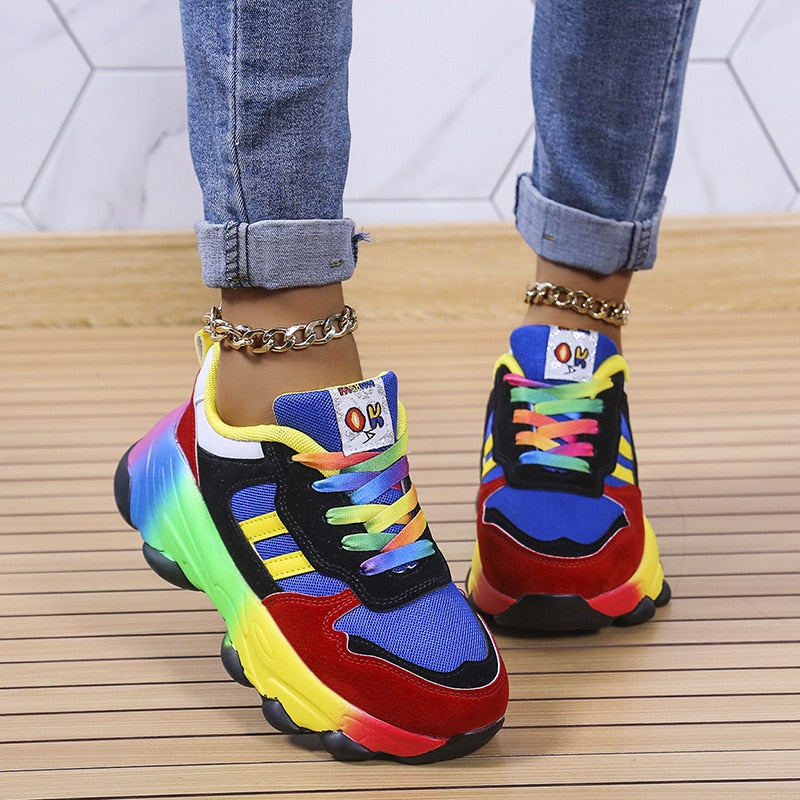 Orthopedische Dames Wandelschoenen 4cm Plateau Ademend Antislip Sneakers Comfortabel Dagelijks Maat 35-43