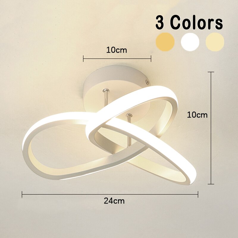 LED Plafondlamp met Verstelbare Armen - Dimbare Moderne Plafondverlichting