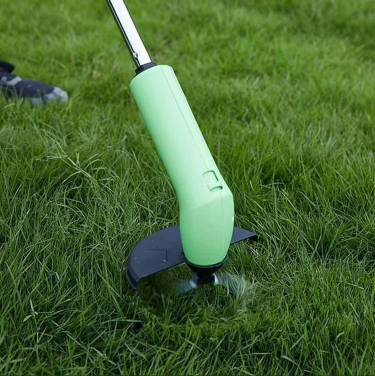 Draadloze Onkruidtrimmer Mini Grastrimmer Batterij Telescopische Steel Tuinonderhoud Onkruid Verwijderen