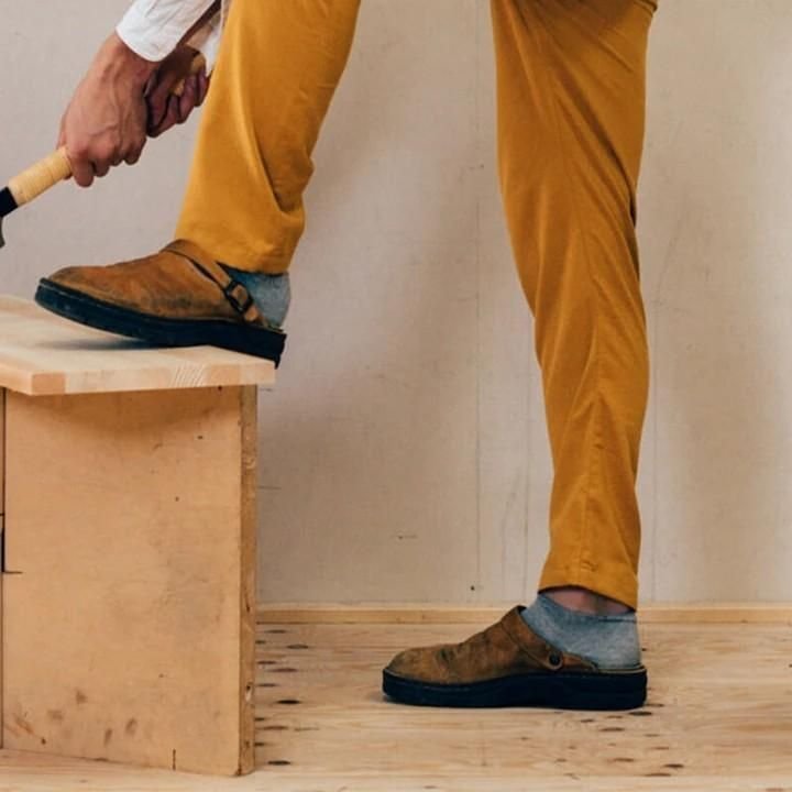 Comfortabele Houten Clogs voor Heren - Casual Schoeisel met Stevige Zool