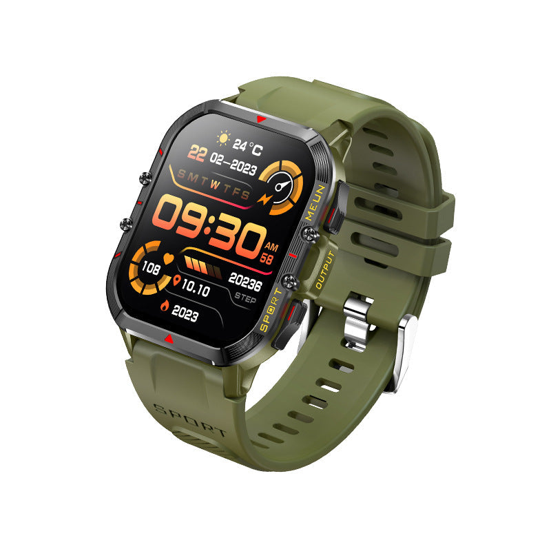 Gezondheidssmartwatch met Hartslagmeter Bloeddrukmeting Zuurstofwaarden Slaapmonitoring Waterdicht Sport