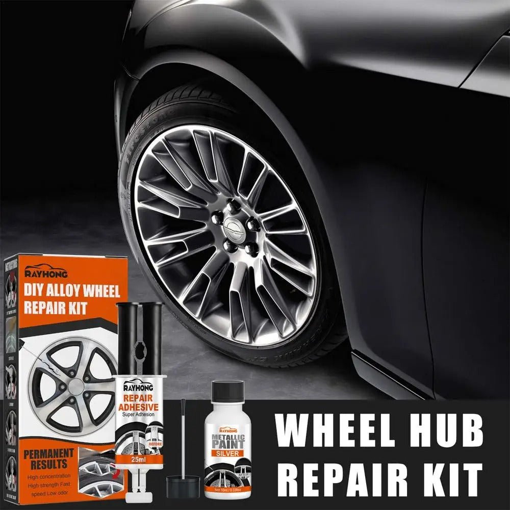 Velgenreparatieset voor Lichtmetalen Velgen Krassen Schade Herstellen Zelf Repareren Auto Velgonderhoud Accessoires