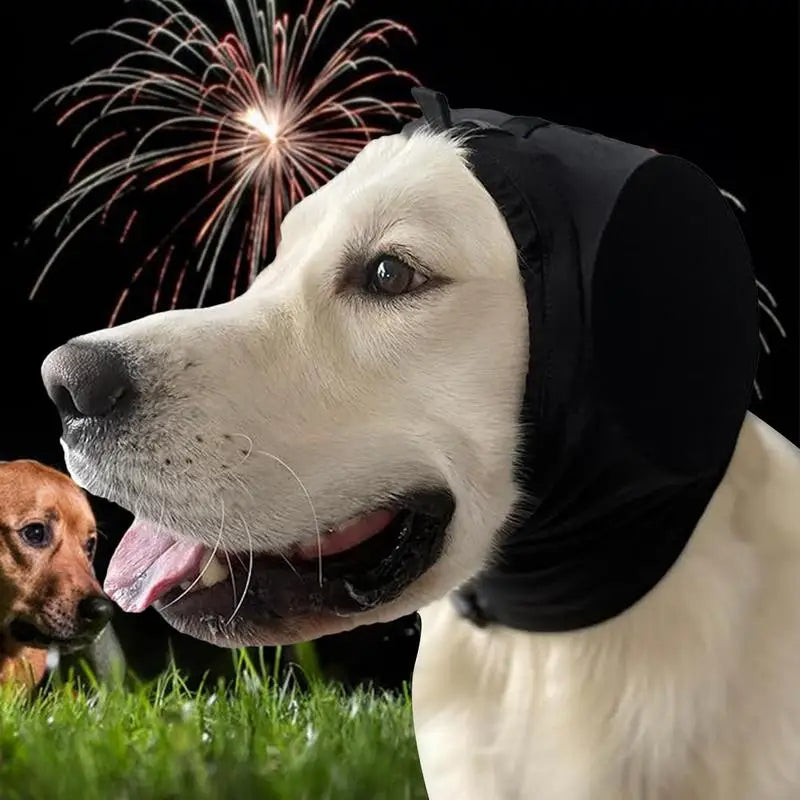 Hondenmuts voor Gehoorbescherming - Verstelbare Oorbeschermer voor Vuurwerk, Donder en Reizen