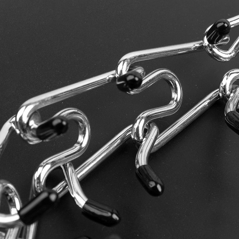 Verstelbare Trainingsband Hond met Gummi Punten Metalen Schakels Medium tot Groot Gedragstraining Opvoeding