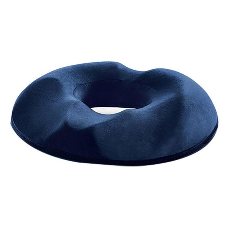 Memory Foam Zitkussen in Donutvorm - Verlichting voor Stuitbeen en Aambeien - Ergonomisch Zitcomfort