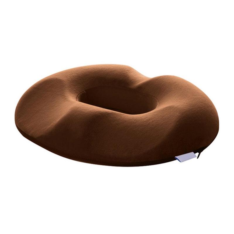Memory Foam Zitkussen in Donutvorm - Verlichting voor Stuitbeen en Aambeien - Ergonomisch Zitcomfort
