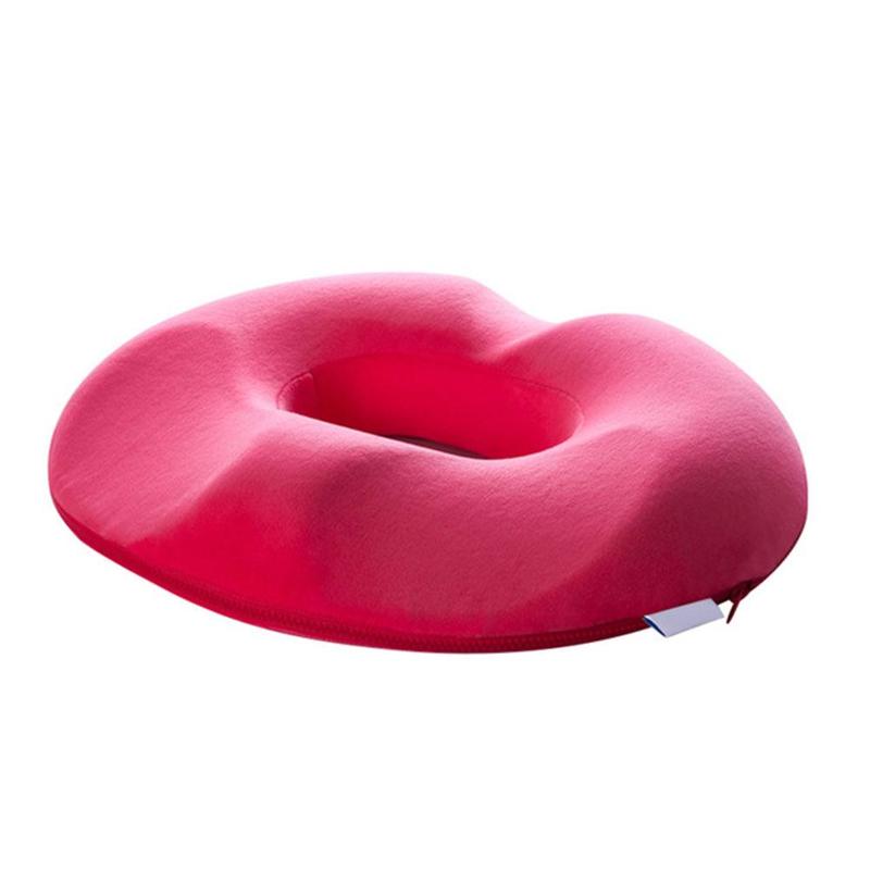 Memory Foam Zitkussen in Donutvorm - Verlichting voor Stuitbeen en Aambeien - Ergonomisch Zitcomfort