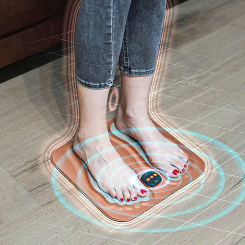 Voetmassagemat met Elektrische Stimulatie Kopervezel voor Thuis Ontspanning Vermoeide Voeten Wellness