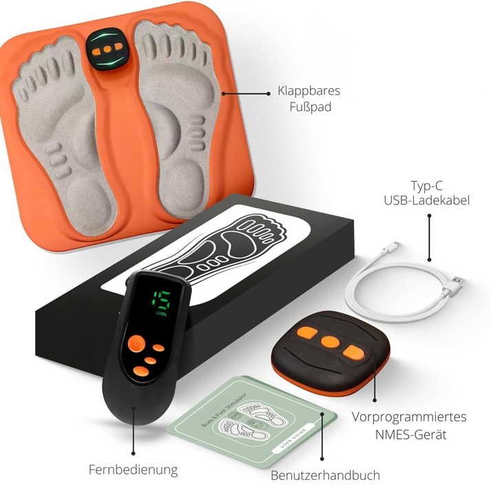 Voetmassagemat met Elektrische Stimulatie Kopervezel voor Thuis Ontspanning Vermoeide Voeten Wellness